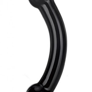 Glas Double Bull Black Dildo