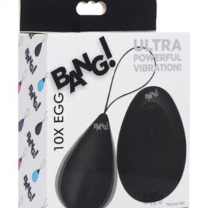 10x Silicone Vibrating Egg - Black