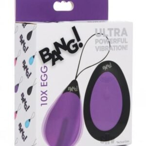 10x Silicone Vibrating Egg - Purple